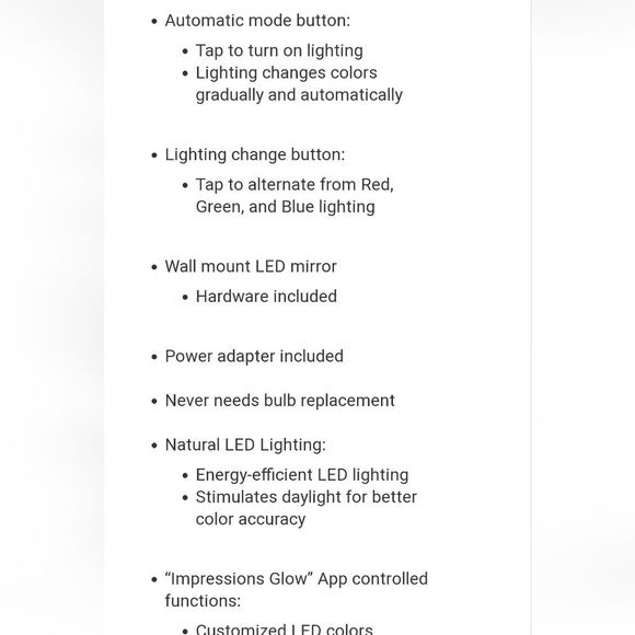 Impressions Hello Kitty Smart Wi-Fi LED Wall Mirror - Picture 12 of 15